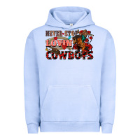 Pigment Grape Ice Never stop lovin cowboys Urban Hoodie - FaDigitalArtStudio