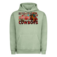 Pigment Oil Green Never stop lovin cowboys Urban Hoodie - FaDigitalArtStudio