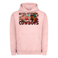 Pigment Salmon Never stop lovin cowboys Urban Hoodie - FaDigitalArtStudio