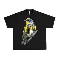 Black yellow rumped warbler Urban Heavy Tee - LillyAllenDesigns