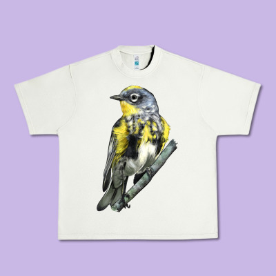 Yellow Rumped Warbler Urban Heavy Tee Designed By Lillyallendesigns