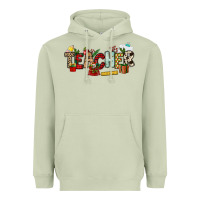 Matcha Christmas Teacher Heavyweight Hoodie - NancyCooperArtShop