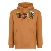 Meerkat Christmas Teacher Heavyweight Hoodie - NancyCooperArtShop