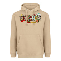 Mushroom Christmas Teacher Heavyweight Hoodie - NancyCooperArtShop