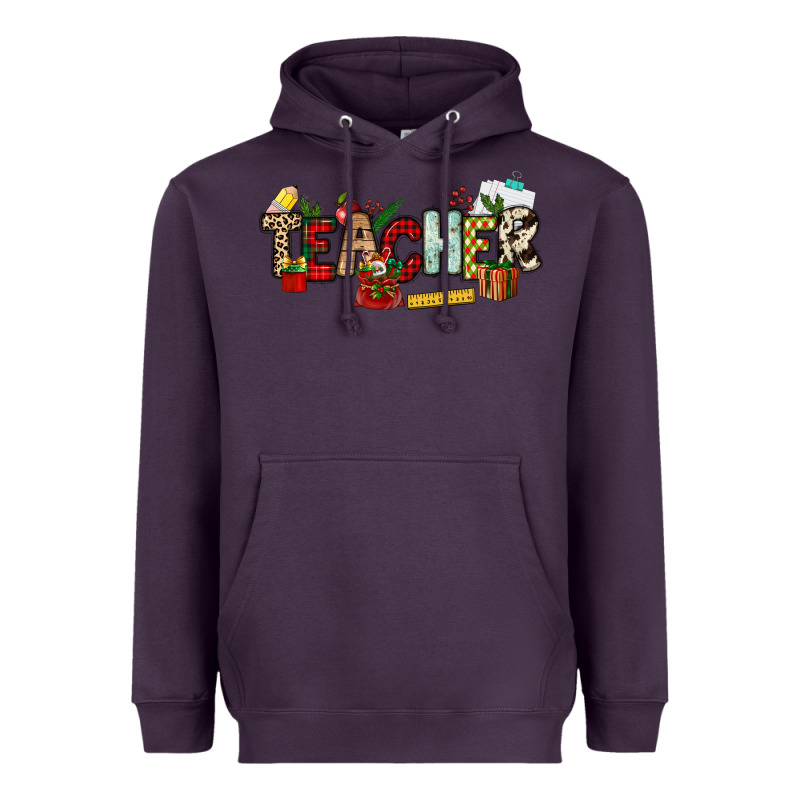 Christmas Teacher Heavyweight Hoodie by NancyCooperArtShop | Teevron
