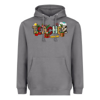 Storm Christmas Teacher Heavyweight Hoodie - NancyCooperArtShop
