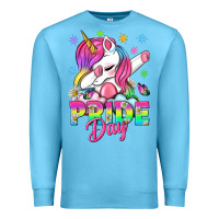 Ocean Blue Pride Day LGBTQ+ Premium Sweatshirt - NancyCooperArtShop