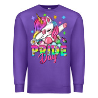 Purple Pride Day LGBTQ+ Premium Sweatshirt - NancyCooperArtShop