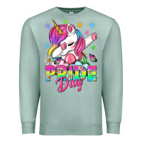 Seafoam Pride Day LGBTQ+ Premium Sweatshirt - NancyCooperArtShop