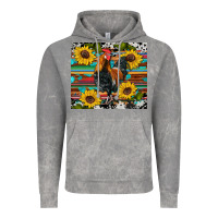 Cloud Rock western coop animals rooster sunflowers cowhide wooden serape glitter Vintage Hoodie - Artiststas