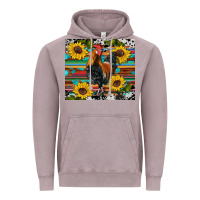 Vintage Zinc western coop animals rooster sunflowers cowhide wooden serape glitter Vintage Hoodie - Artiststas