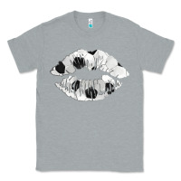 Heather Grey soccer lips Classic Tee - AdoDesignShop