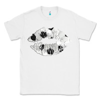 White soccer lips Classic Tee - AdoDesignShop