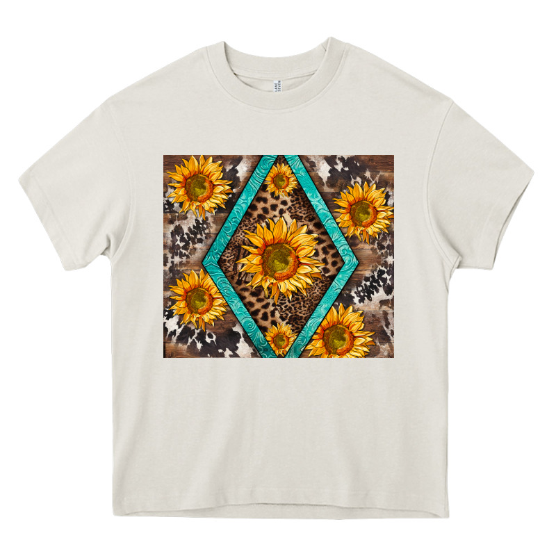 Sunflower Tumbler Heavy Core Tee by BarkalooDesign | Teevron