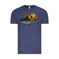 Vintage Denim Bulldozer Vintage Tee - LillyAllenDesigns