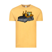 Vintage Mustard Bulldozer Vintage Tee - LillyAllenDesigns