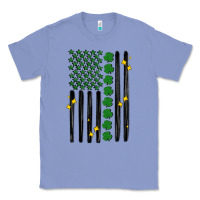 Colony Blue shamrock usa flag Classic Tee - MaliasSmallBusiness