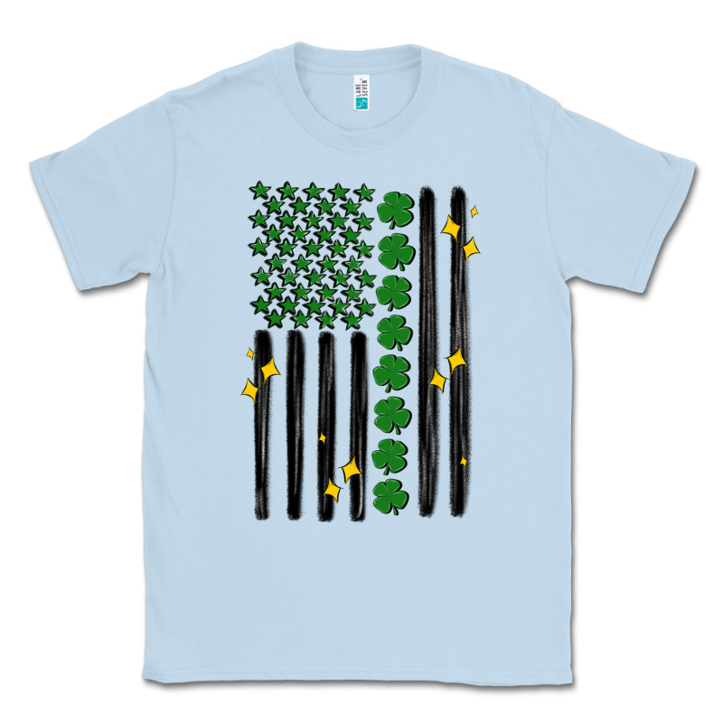 Shamrock Usa Flag Classic Tee by MaliasSmallBusiness | Teevron