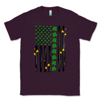 Plum shamrock usa flag Classic Tee - MaliasSmallBusiness