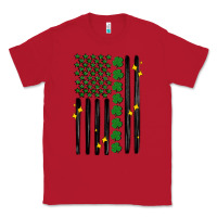 Red shamrock usa flag Classic Tee - MaliasSmallBusiness