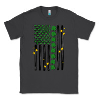 Smoke shamrock usa flag Classic Tee - MaliasSmallBusiness