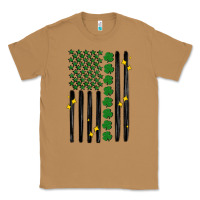 Toasted Coconut shamrock usa flag Classic Tee - MaliasSmallBusiness