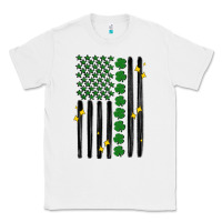 White shamrock usa flag Classic Tee - MaliasSmallBusiness
