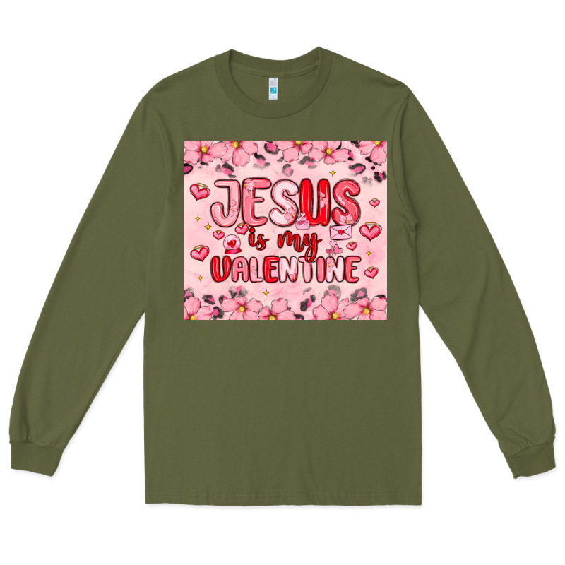 Jesus Is My Valentine Long Sleeve Tee by MaliasSmallBusiness | Teevron