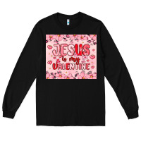 Black jesus is my valentine Long Sleeve Tee - MaliasSmallBusiness