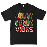 Black holly jolly vibes Premium Tee - FaDigitalArtStudio