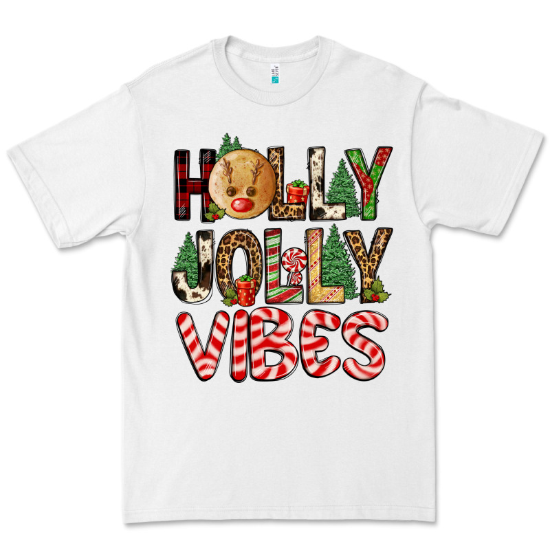 Holly Jolly Vibes Premium Tee by FaDigitalArtStudio | Teevron