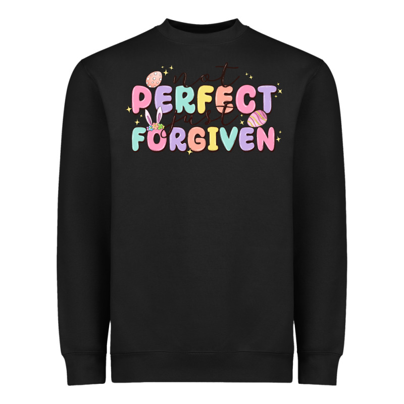 Not Perfect Just Forgiven Heavyweight Sweatshirt by MaliasSmallBusiness | Teevron