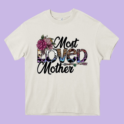 Most Loved Mother Heavy Core Tee Designed By Sublimationcraftshop