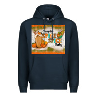 Navy pumpkin spice spice baby Premium Hoodie - TumblerDesignByShophia