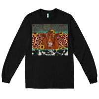 Black red angus leopard Long Sleeve Tee - JahusDesignShop