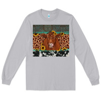 Moon Dust red angus leopard Long Sleeve Tee - JahusDesignShop