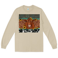 Mushroom red angus leopard Long Sleeve Tee - JahusDesignShop