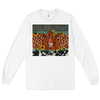 White red angus leopard Long Sleeve Tee - JahusDesignShop