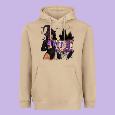 Witchy Woman Heavyweight Hoodie Designed By Texasbilliewilder