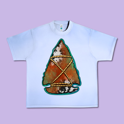 Cowhide Rusty Arrowhead Urban Heavy Tee Designed By Jasminsmagicworld