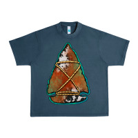 Midnight Navy cowhide rusty arrowhead Urban Heavy Tee - Jasminsmagicworld