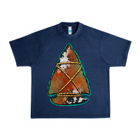 Navy cowhide rusty arrowhead Urban Heavy Tee - Jasminsmagicworld
