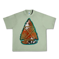 Oil Green cowhide rusty arrowhead Urban Heavy Tee - Jasminsmagicworld