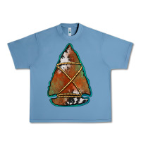 Pebble Blue cowhide rusty arrowhead Urban Heavy Tee - Jasminsmagicworld