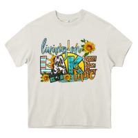Cream living on lake time Heavy Core Tee - HRA Design Shop