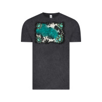 Vintage Black gemstones background Vintage Tee - BarkalooDesign