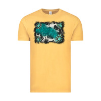 Vintage Mustard gemstones background Vintage Tee - BarkalooDesign