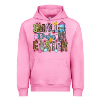 Fuchsia Pink Easter Day Small town Easter Urban Hoodie - OliviaCreatesArt