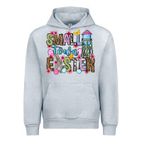 Heather Grey Easter Day Small town Easter Urban Hoodie - OliviaCreatesArt