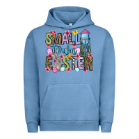 Pigment Pebble Blue Easter Day Small town Easter Urban Hoodie - OliviaCreatesArt